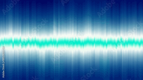 Abstract gradient background with vertical lines and a turquoise waveform at the center