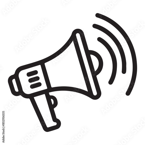 Megaphone icon vector
