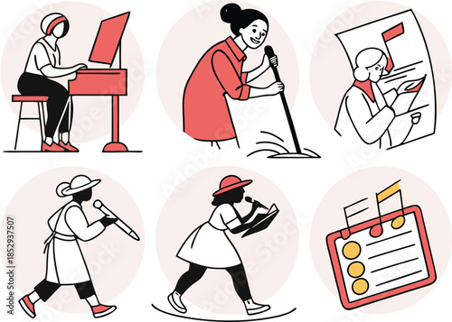 Empowerment of women in music and arts