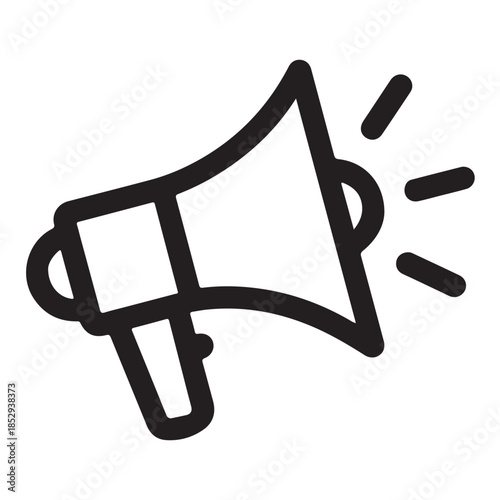 Megaphone icon vector
