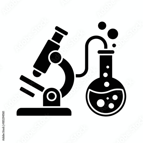 microscope, flask, bubbling, science, laboratory, experiment, chemistry, biology, research, lab, equipment, scientific, beaker, bubbles, analysis, discovery, test, tube, education, study, investigatio
