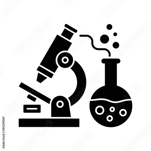 microscope, flask, bubbling, science, laboratory, experiment, chemistry, biology, research, lab, equipment, scientific, beaker, bubbles, analysis, discovery, test, tube, education, study, investigatio