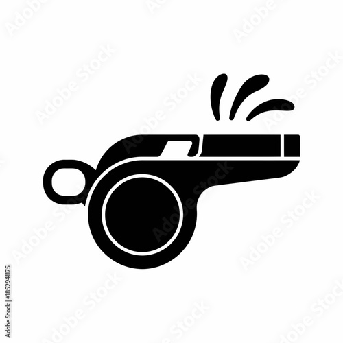 Whistle Blowing Icon with Sound Waves Vector Silhouette

whistle, blow, referee, coach, sports, signal, alert, warning, attention, loud, sound, waves, noise, call, game, football, soccer, basketball, 