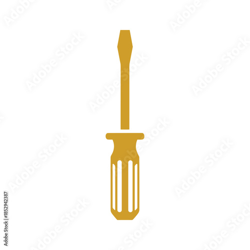 Golden Spatula Icon Kitchen Cooking Utensil