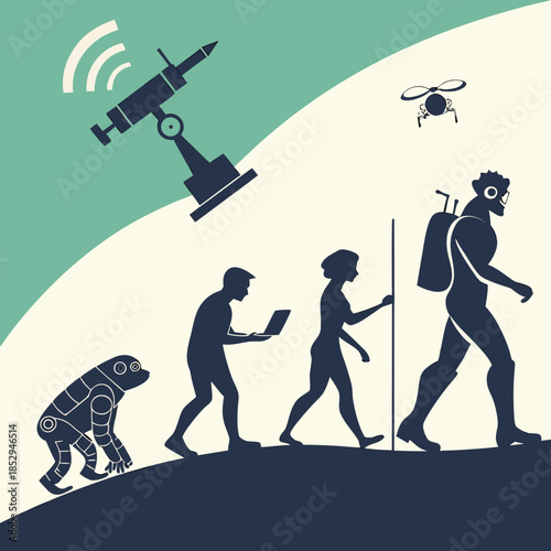 Evolution of technology and human interaction