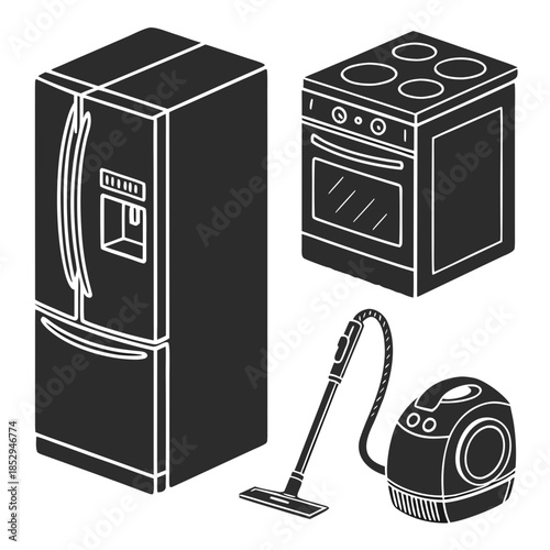 Modern kitchen appliances