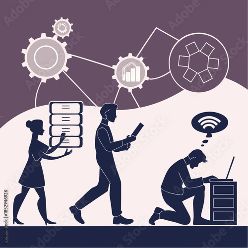 Collaborative work in a tech-driven environment