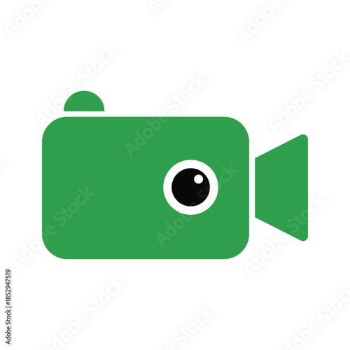 Green Camera Illustration