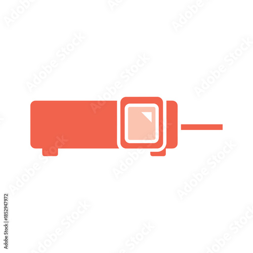 Red Camper Trailer Icon