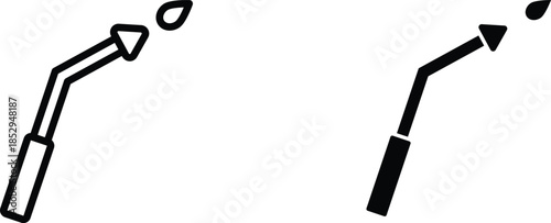 welding  icon vector graphic illustration  with white background flat hand made icon fill icon .