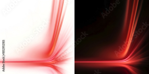 Abstract red light streaks