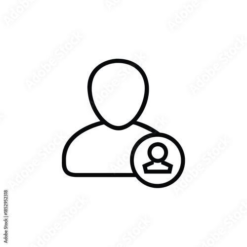 man with speech bubble icon
