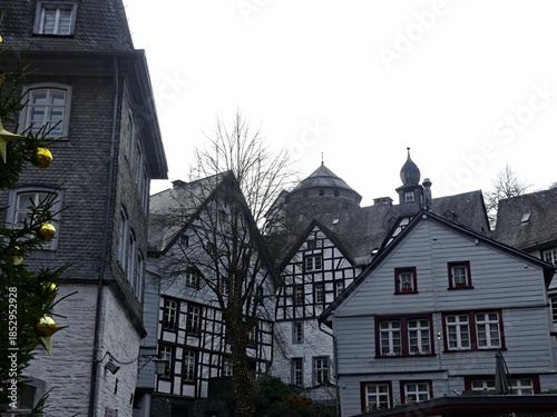 Monschau, December 2025: Visit the beautiful city of Monschau in Germany during the festive season