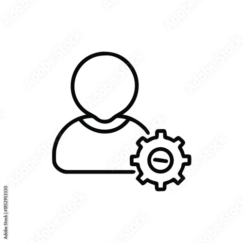 gear icon vector illustration