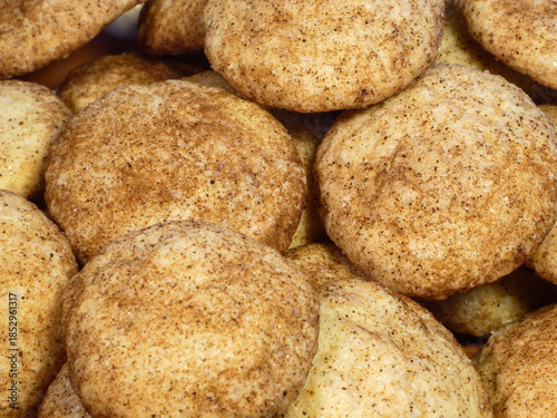 Fresh Baked Snickerdoodle Cookies with Cinnamon Sugar