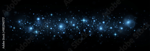 Fantasy starlight glow with shimmering spray trail and magical festive celebration wallpaper design.