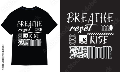 Modern and Custom Typography T shirt Design. 