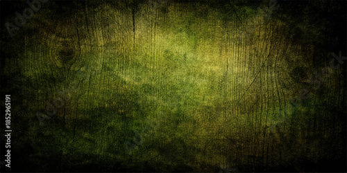 A dark antique brown grunge background features a heavily distressed and rusted metal texture with an aged vintage paper pattern on a rough damaged surface