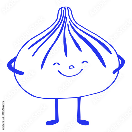 Lunar New Year Chinese Dumpling Character