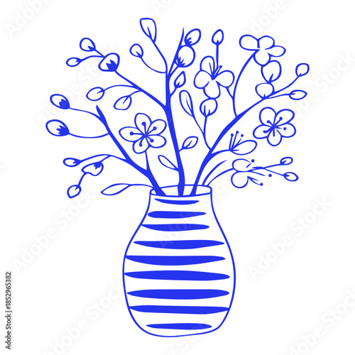 Lunar New Year Chinese Vase Blossom