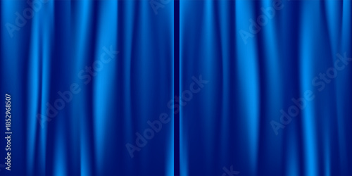 Background vector blue curtain style. Modern Dynamic light vivid trendy color
