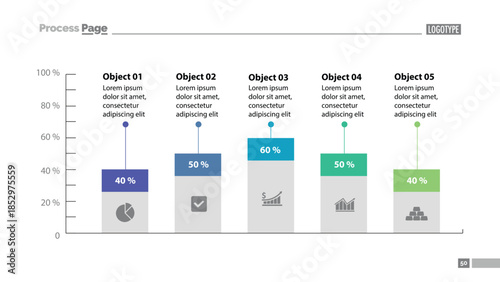 Five Columns Slide Template