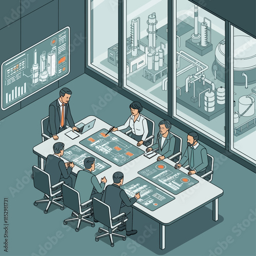 Diverse group of people of all ages sitting patiently in a modern, brightly lit waiting room with a receptionist at the desk.