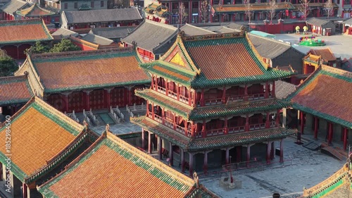 Shenyang Imperial Palace Aerial View - Traditional Chinese Architecture