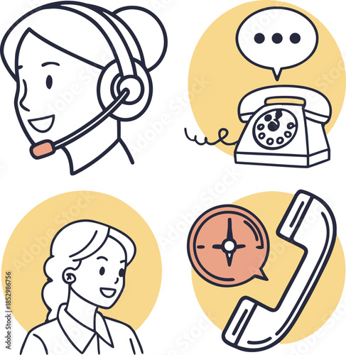 Finance line icons set. Money payments elements outline icons collection.