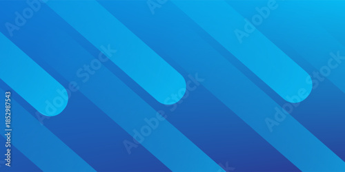 Abstract blue background with diagonal lines. Dynamic shapes composition. Vector illustration