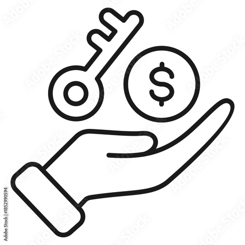 Opportunities Outline Icon Vector Illustration