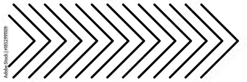 Slash lines pattern. Border with tilted parallel stripes. Embroidery ornament with slanted stitches on white background. Geometric print for caution tape or barrier.  Eps 10