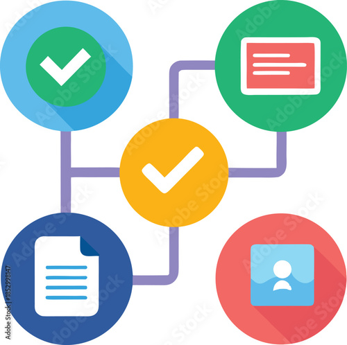 Round social media icons or social network logos flat vector icon set / collection for apps and websites