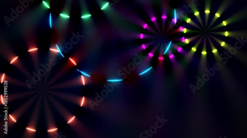 Bright colorful fireworks exploding in the dark midnight sky. Festive and energetic atmosphere ideal for New Year Eve countdowns, grand opening events, and holiday achievements. 