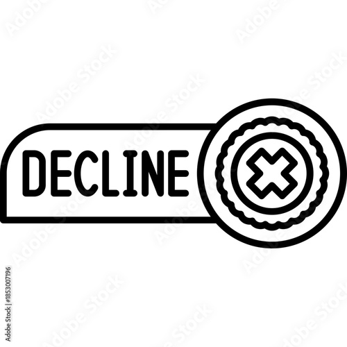 Decline Icon