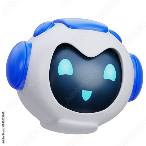 Ai Robot 3d Illustration