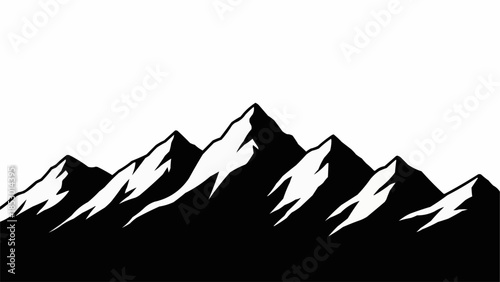 vector illustration of a mountain landscape