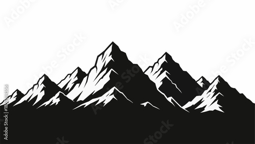 mountain landscape vector