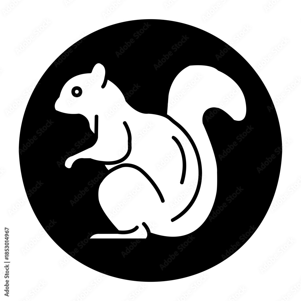 Fototapeta premium squirrel icon