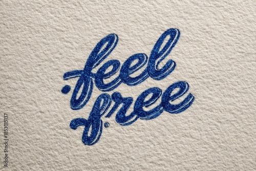 Freedom in Text: A calligraphic display that evokes the spirit of liberation, with elegant lettering conveying a message of liberation and boundless opportunity.