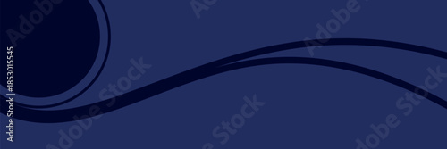 Abstract blue wavy background with dynamic curves for business concept.