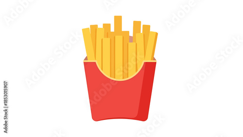 Crispy Potato Strips in Red Carry Container