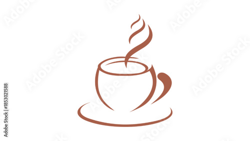 Vector illustration cup of coffee