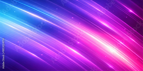 Abstract purple and blue background with stars featuring a bright gradient wave, glowing lines, and a colorful digital pattern for a light motion art wallpaper