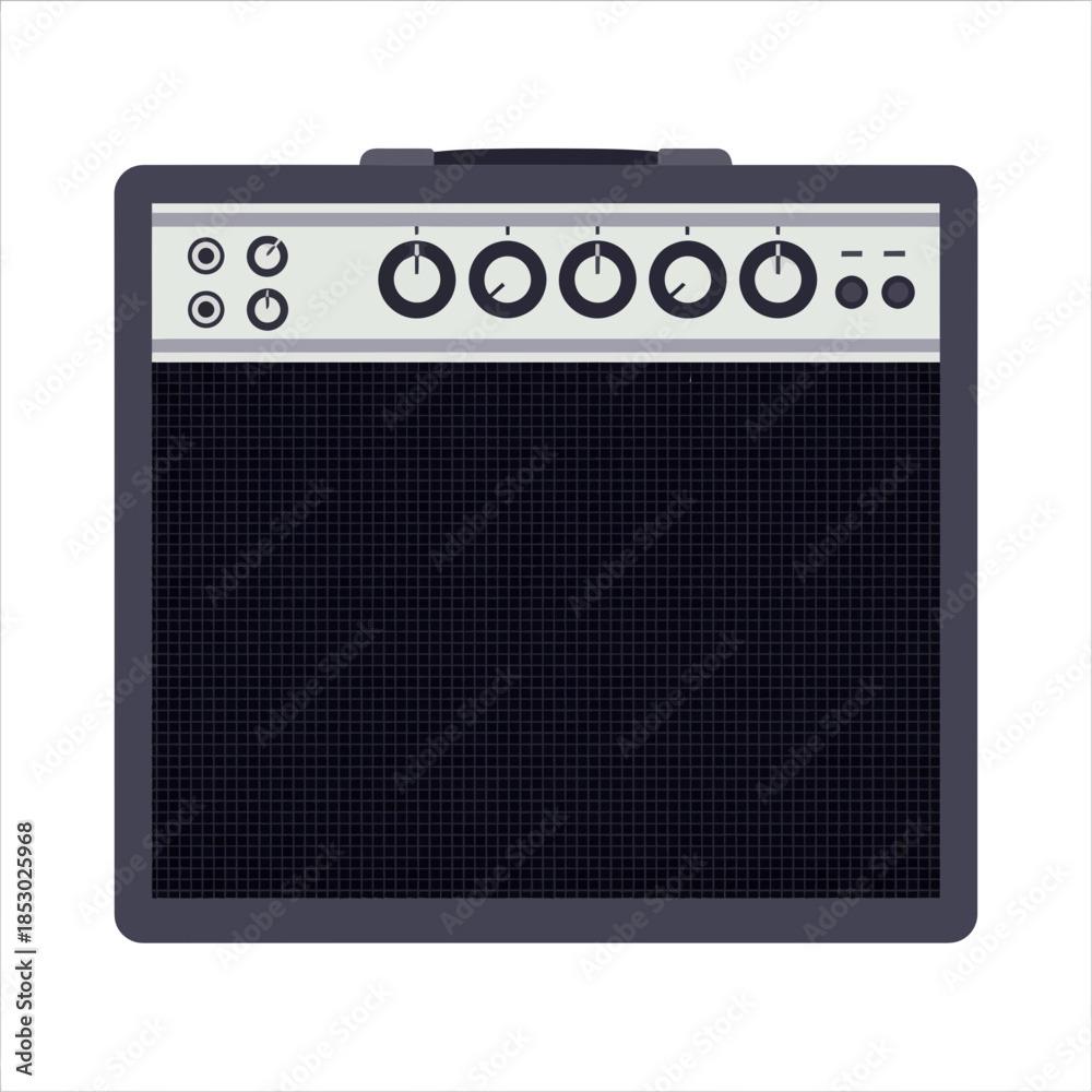 Obraz premium Guitar Amplifier Illustration