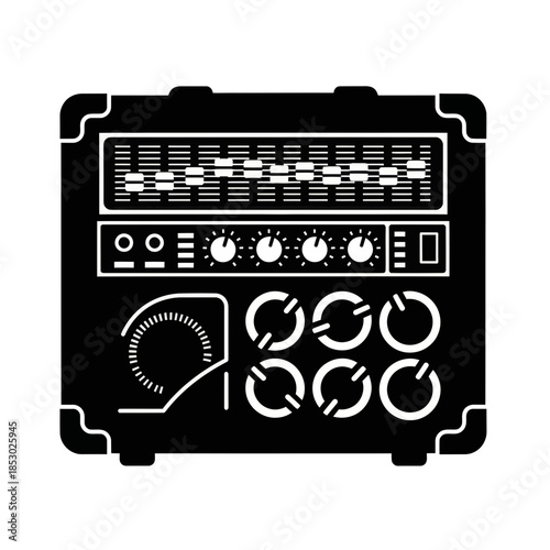 Guitar Amplifier Icon. Musical Equipment