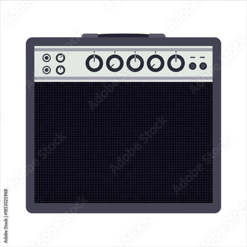Guitar Amplifier Illustration