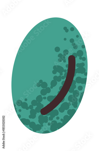 Green olive berry pizza ingredient