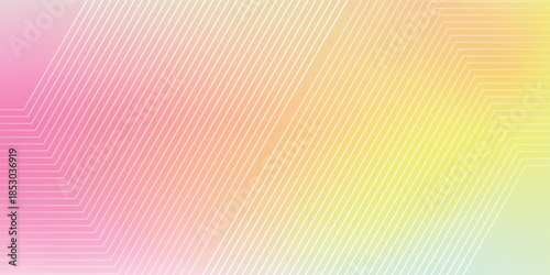 Pastel Gradient Abstract With White Geometric Lines Creating Modern Digital Background For Creative Projects And Visual Design eps10