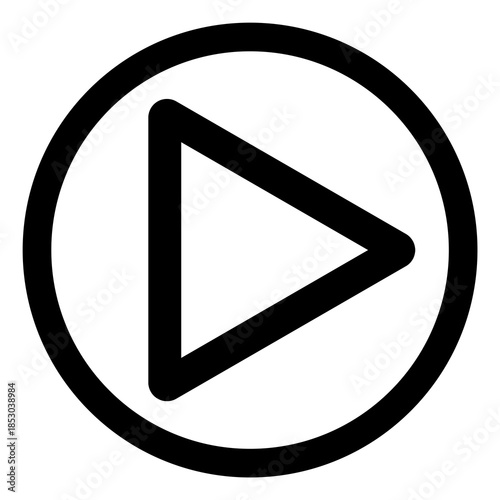 Free Download Play Button Icon Media Video Start Symbol PNG - GFXLoad